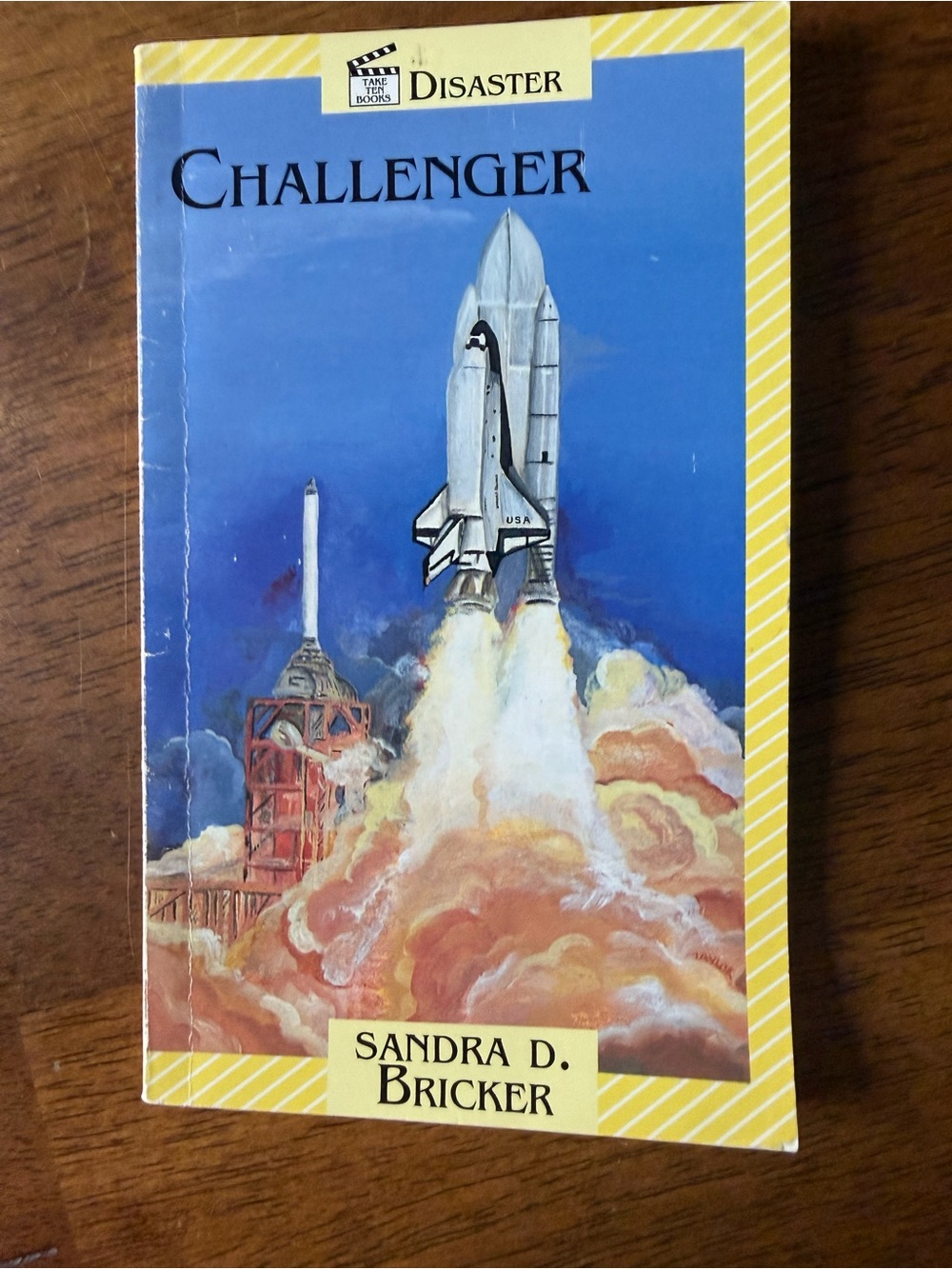 Sandra D. Bricker Challenger Paperback Book - Blue Cover